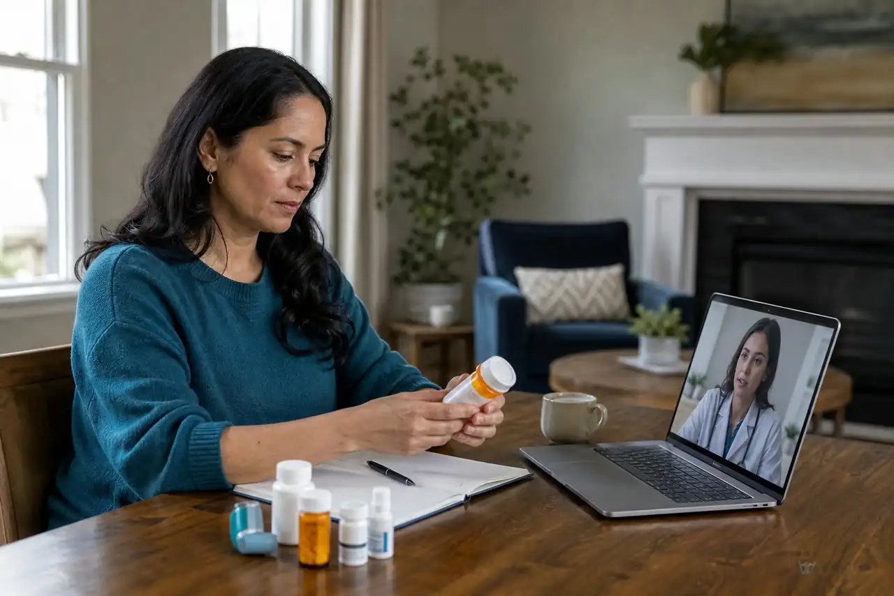 Clinician-guided care planning related to choosing an antihistamine