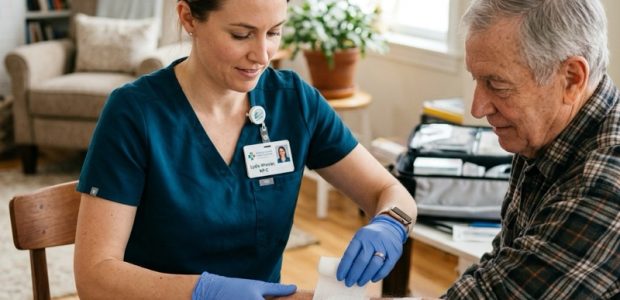 Nurse Practitioner providing advanced wound care in Northern Virginia